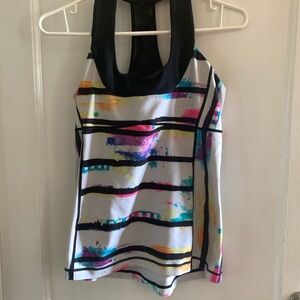 Lululemon Striped Scoop Neck Tank Top size 6